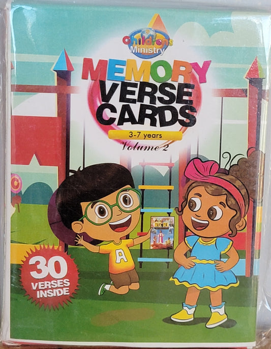 Memory Verse Cards 3-7 years