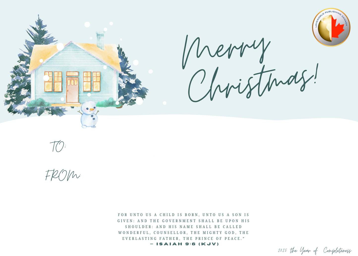 Christmas Cards Packs